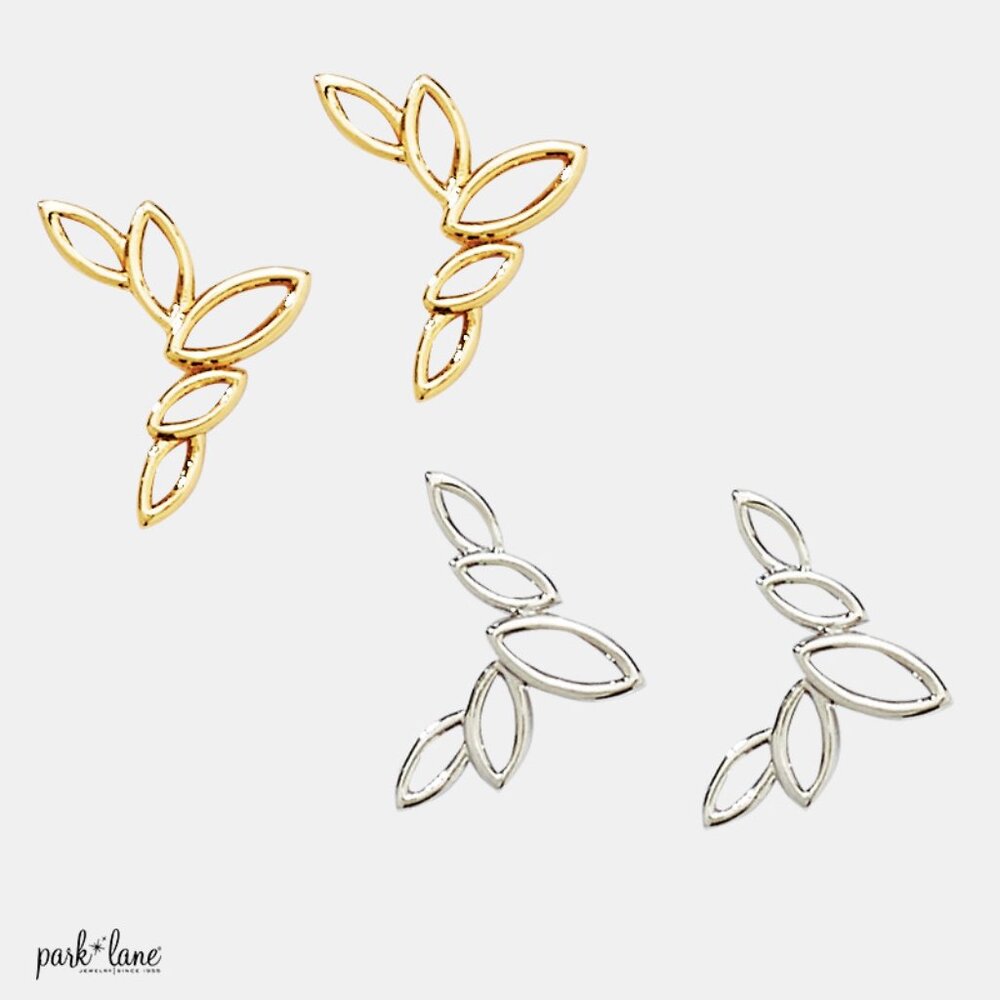Park Lane Jewelry Crepe Earrings Silver New